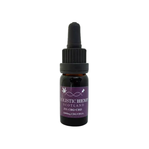 25% CBD+CBG Raw Tincture