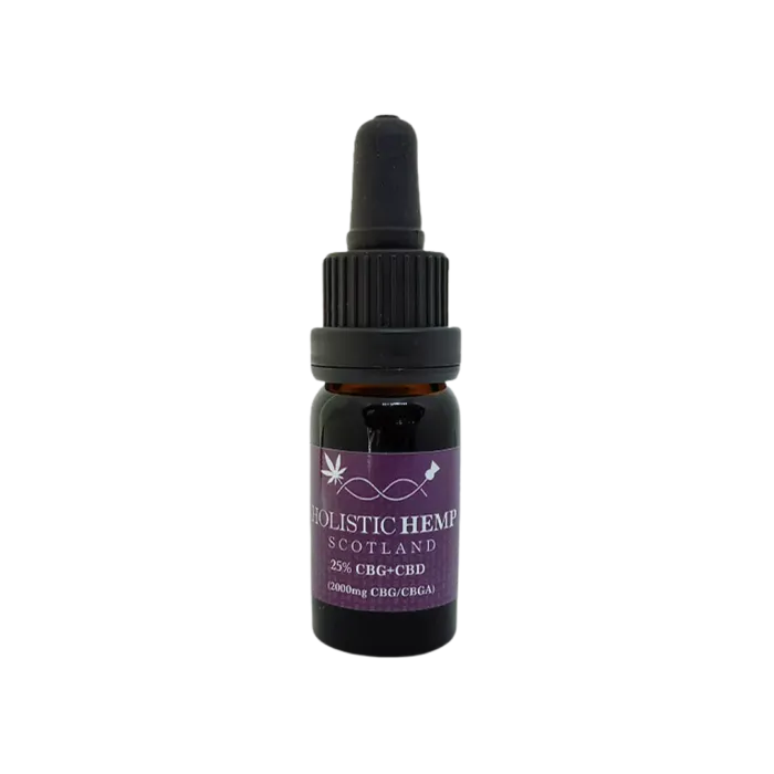 25% CBD+CBG Raw Tincture