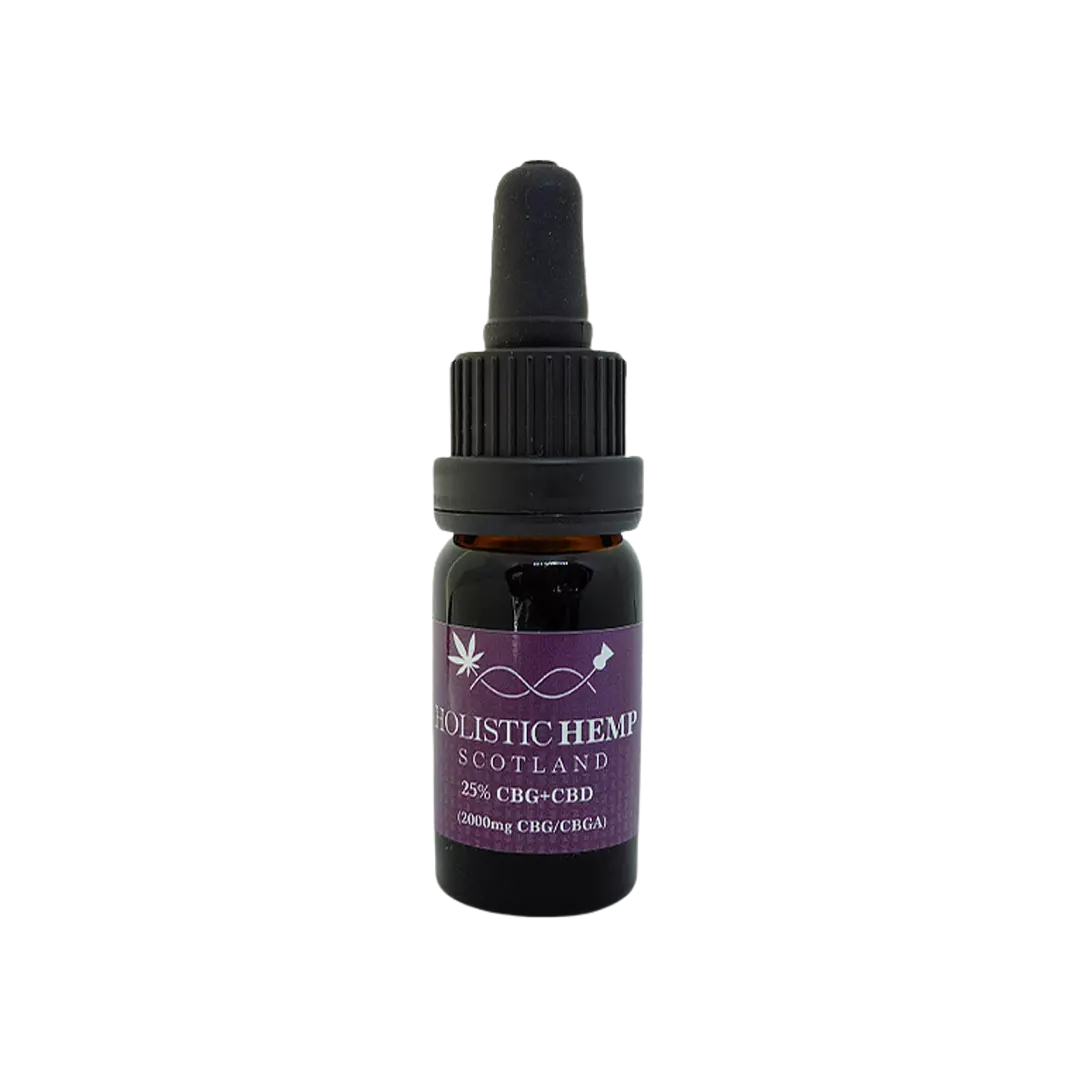 25% CBD+CBG Raw Tincture