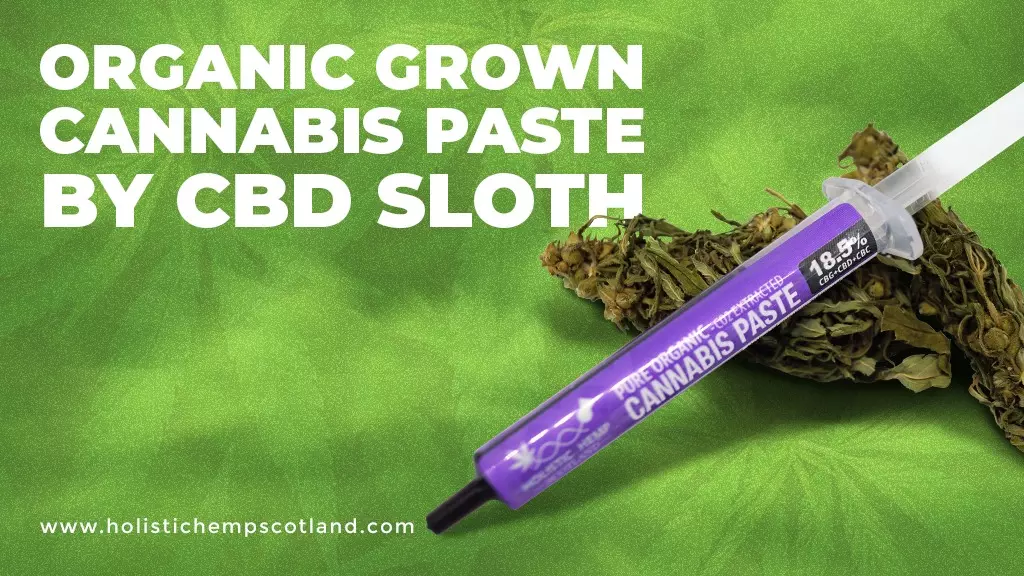 Organic Grown Cannabis Paste By CBD Sloth