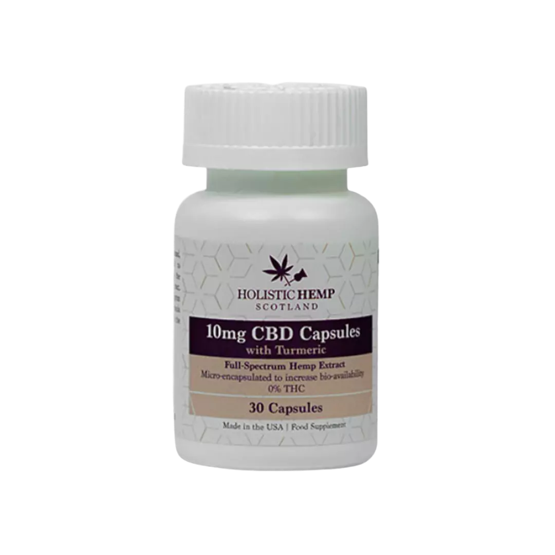 10mg CBD Capsules With Turmeric