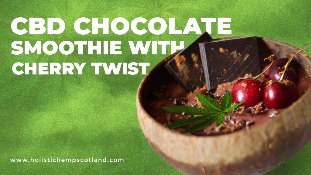 CBD Chocolate Smoothie With A Cherry Twist