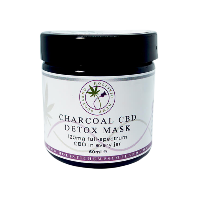 120MG Charcoal CBD Detox Mask (Front)