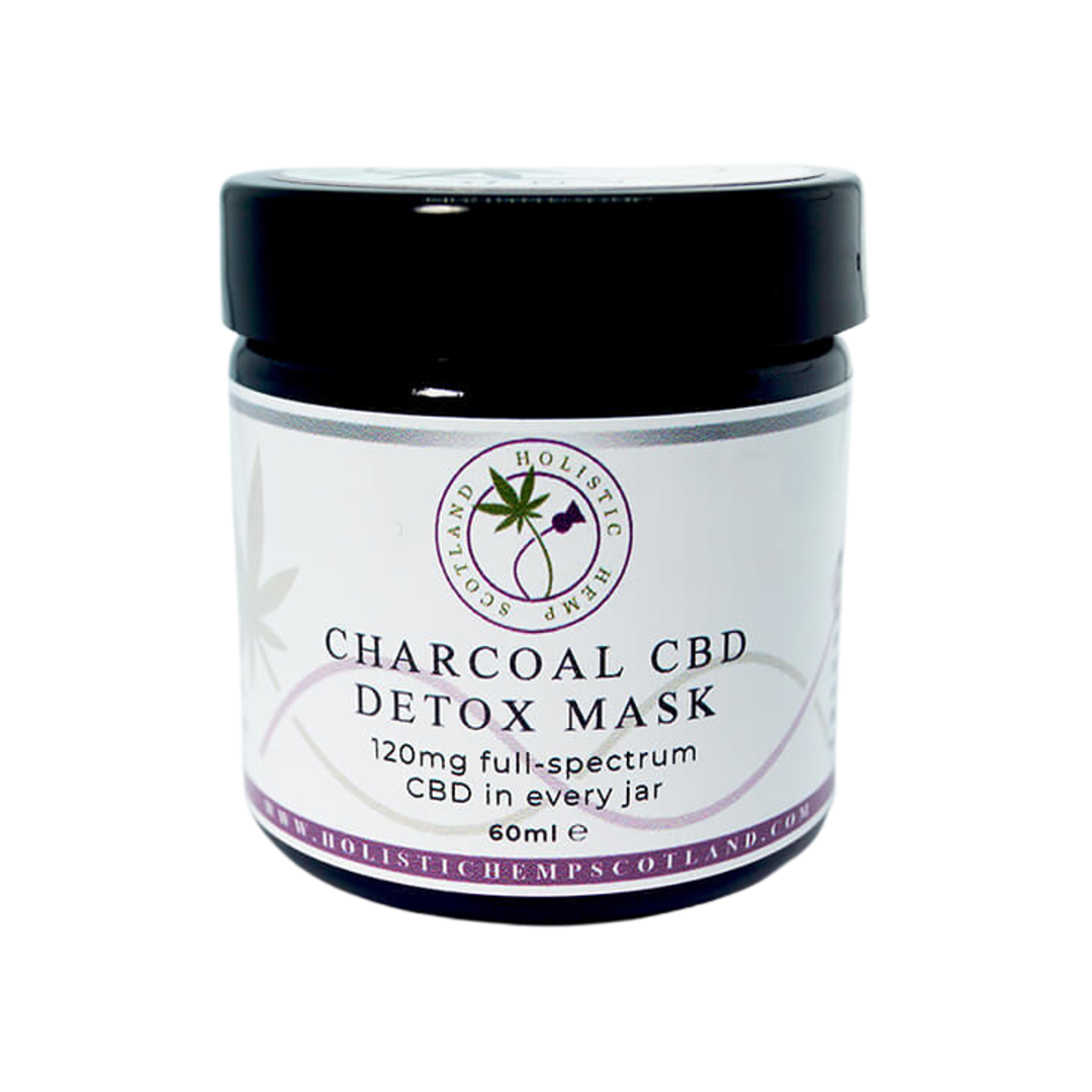 120MG Charcoal CBD Detox Mask (Front)