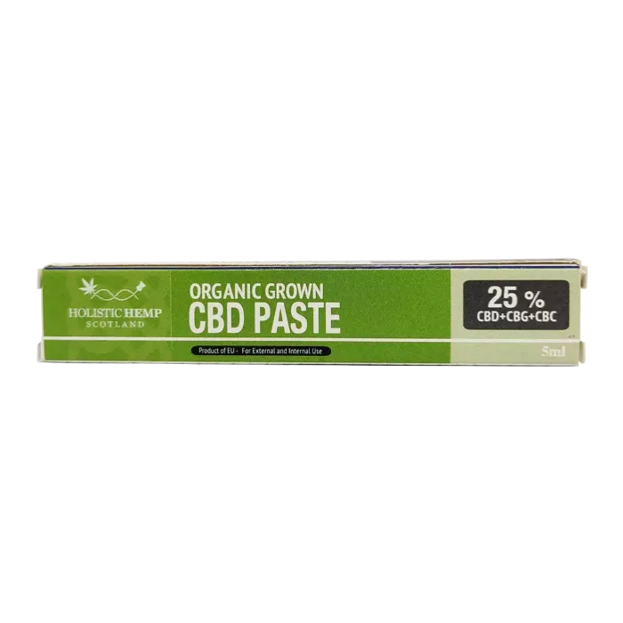 25% Organic Grown CBD Paste