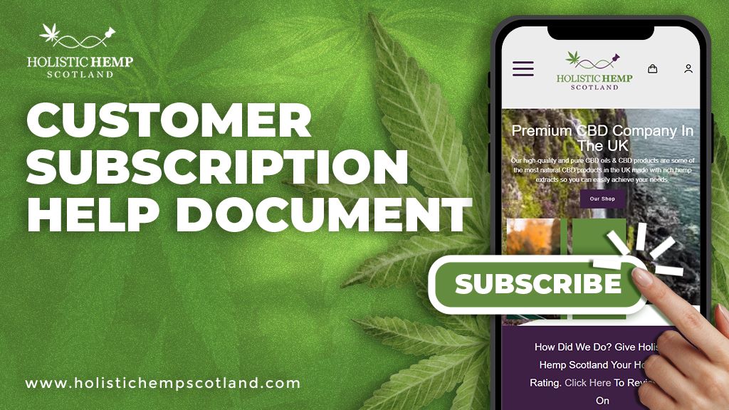 Customer Subscription Help Document